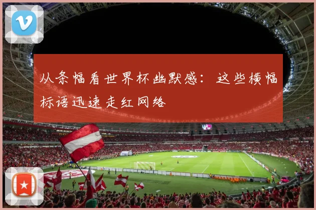 从条幅看世界杯幽默感:这些横幅标语迅速走红网络
